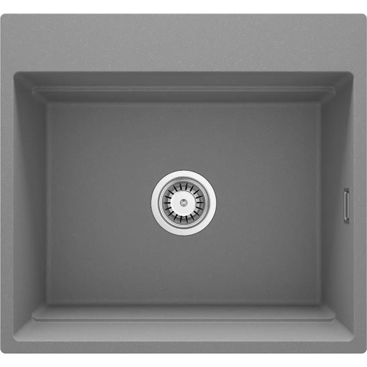 Virtuves izlietne Deante MAGNETIC Granīta 560x520x220mm GREY METALLIC, Pelēka