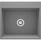 Virtuves izlietne Deante MAGNETIC Granīta 560x520x220mm GREY METALLIC, Pelēka