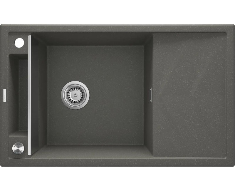 Virtuves izlietne Deante MAGNETIC Granīta 820x500x205mm, ANTHRACITE GRANITE Antracīts