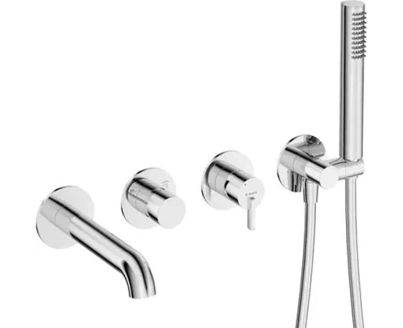 Смеситель для ванны Denate Silia на ванне, Хром BQS_018P