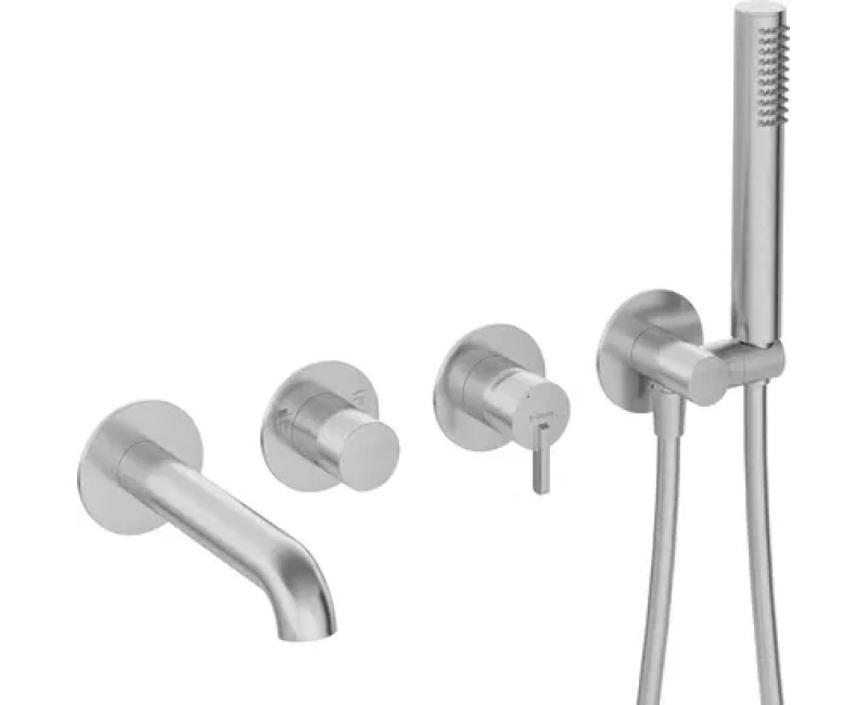 Смеситель для ванны Denate Silia на ванне, Сатин BQS_F18P