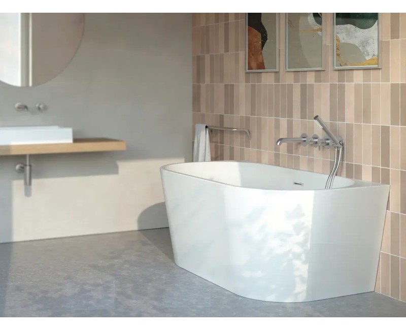 Смеситель для ванны Denate Silia на ванне, Хром BQS_018P