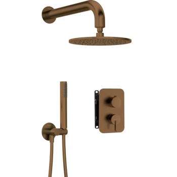 Dušas sistēma Deante Silia iebūvējama, Matēta bronza BXYYCQSM