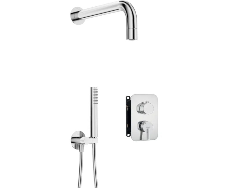 Dušas sistēma Deante Silia iebūvējama, Hromēts BXYZ0QSM