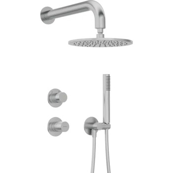 Dušas sistēma Deante Silia Hexa iebūvējama, Satīns NHS_F9YK