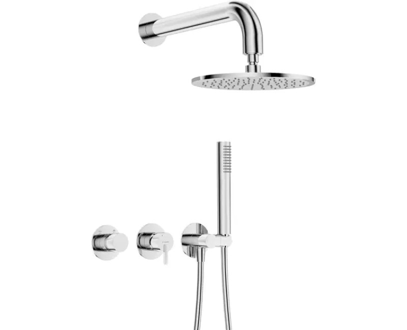 Dušas sistēma Deante Silia iebūvējama, Hromēts NQS_00YK