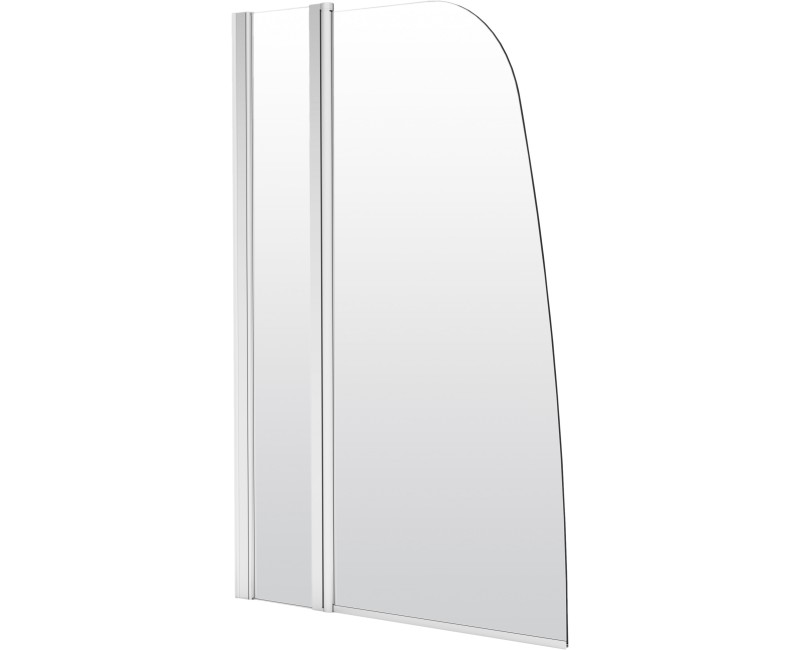 Vannas siena Deante Alpina 115x140cm Caurspīdīgi stikls, Hromēti profili