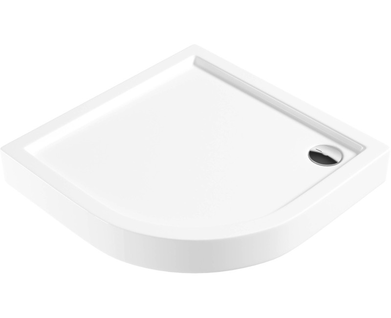 Dušas paliktnis Deante JASMIN Akrila, Pusapaļs 90x90cm (R550) Balts KGJ_053B