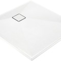 Dušas paliktnis Deante CORREO Granīta, kvadrātveida 80x80cm Balts KQR_A42B