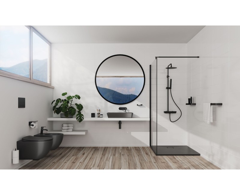 Душевой поддон Deante CORREO Granite, квадратный 90x90см Antarcite KQR_T41B