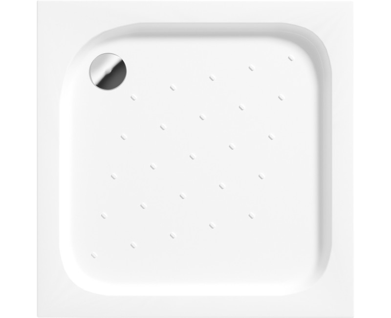 Dušas paliktnis Deante Funika Akrila, kvadrātveida 90x90cm Balts KTC_041B