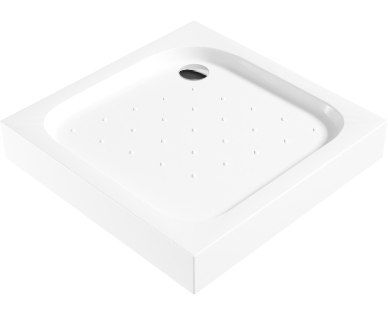 Dušas paliktnis Deante Funika Akrila, kvadrātveida 90x90cm Balts KTC_041B