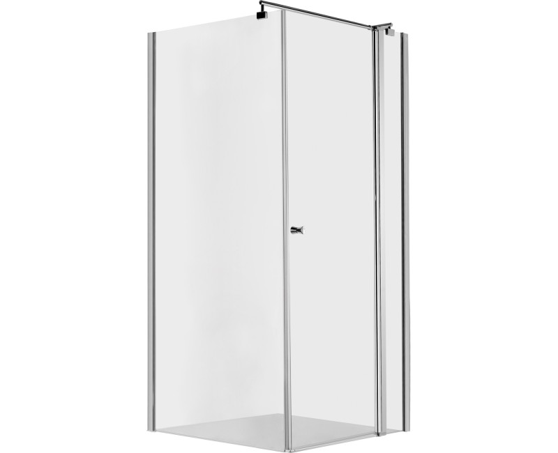 Dušas kabīne Deante CUBIC 90x90cm caurspīdīgs stikls, hromēti profili KTI_043P