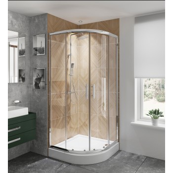 Душевая кабина Deante JASMIN PLUS 90x90см Прозрачное стекло, Хромированные профили
