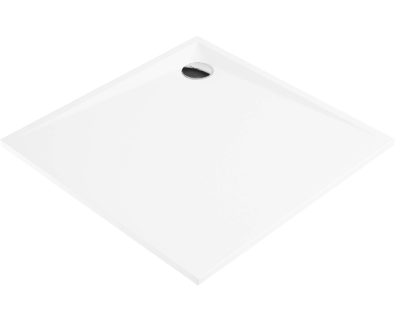 Dušas paliktnis Deante KERRIA PLUS Akrils Solid Plus, kvadrātveida 80x80cm Balts KTS_042B