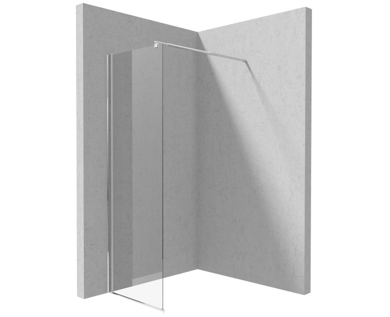 Душевая стенка Deante KERRIA PLUS 60 см Прозрачное стекло, хромированные профили