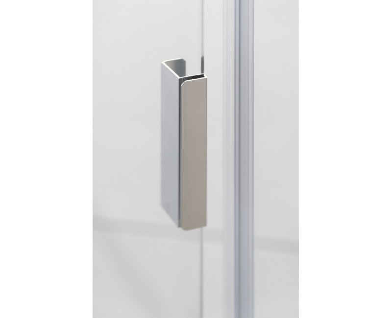 Dušas durvis Deante KERRIA PLUS 100cm (1 puse) Caurspīdīgs stikls, Hromēti profili