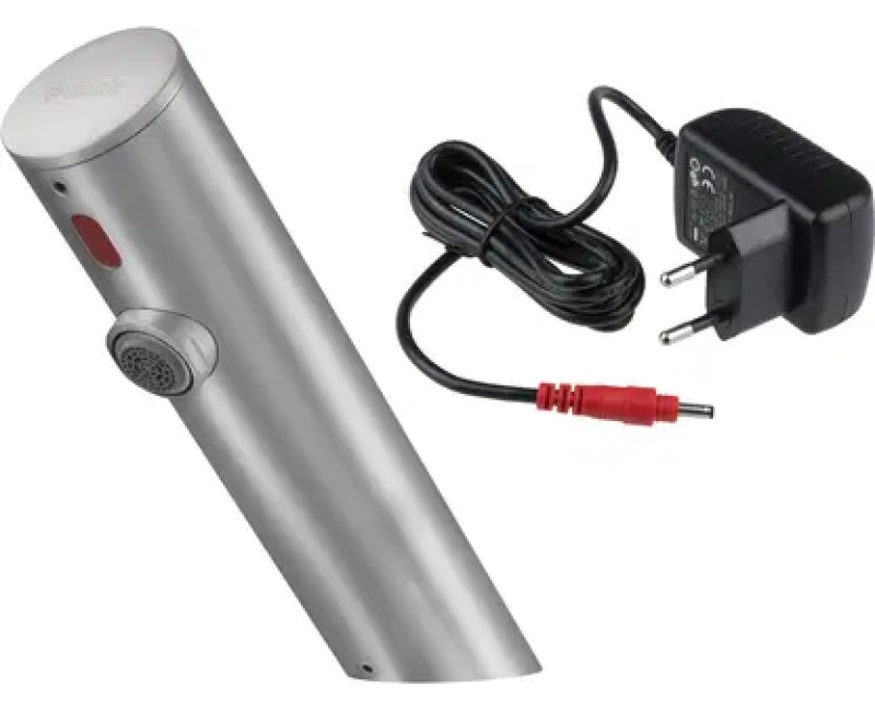 Vannas istabas izlietnes maisītājs Deante HIACYNT NERO SENSOR bez temperatūras regulācijas 230/6V strāvas avots, Steel BQR_F28V