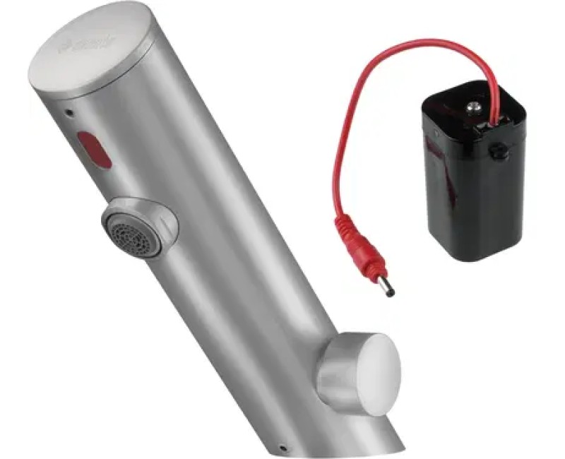 Vannas istabas izlietnes maisītājs Deante SENSE SENSOR STEEL ar temperatūras regulāciju 4xAA strāvas avots, Steel BQR_F29R