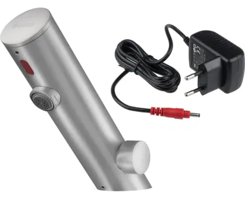 Vannas istabas izlietnes maisītājs Deante SENSE SENSOR STEEL ar temperatūras regulāciju 230/6V strāvas avots, Steel BQR_F29V