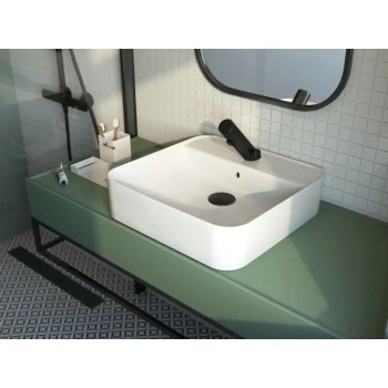 Vannas istabas izlietnes maisītājs Deante SENSE SENSOR NERO ar temperatūras regulāciju 4xAA strāvas avots, Melns BQR_N29R