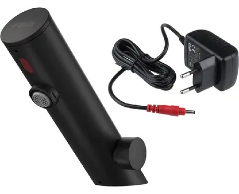 Vannas istabas izlietnes maisītājs Deante SENSE SENSOR ar temperatūras regulāciju NERO 230/6V strāvas avots, Melns BQR_N29V