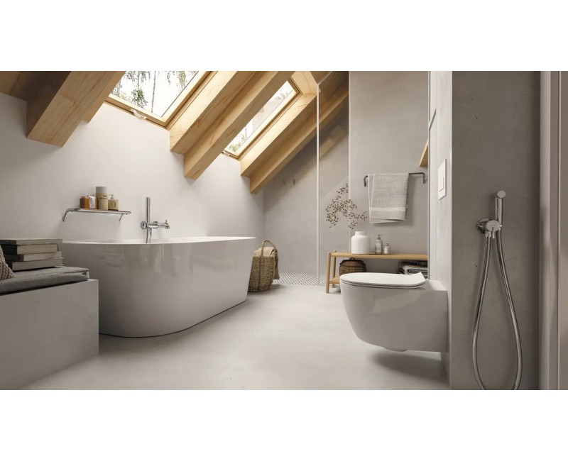 Vannas / Dušas maisītājs Deante Silja ar rokas dušu, Hromēts BQS_011M