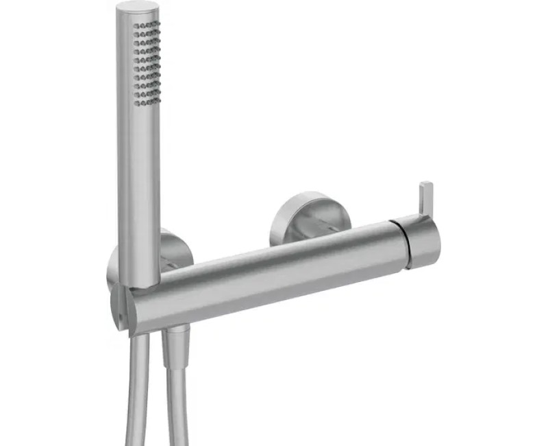 Dušas maisītājs Deante Silja ar rokas dušu, Steel BQS_F41M