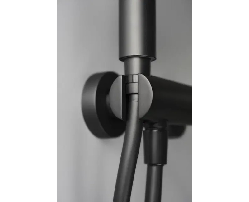 Смеситель для душа Deante Silja с ручным душем, черный BQS_N41M