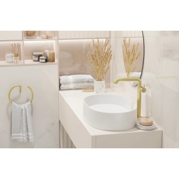 Смеситель для раковины Deante Silja, с ручным душем, полированное золото BQS_R24K