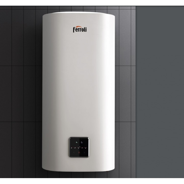 Ferroli TITANO TWIN Wi-Fi Электрический водонагреватель-бойлер 50л, универсальный Ferroli TITANO TWIN Wi-Fi Электрический водонагреватель-бойлер 50л, универсальный