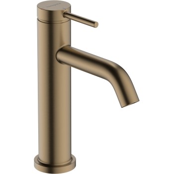 Hansgrohe Tecturis S 110 CoolStart Смеситель для умывальника со сливным клапаном Pop-up, матовая бронза