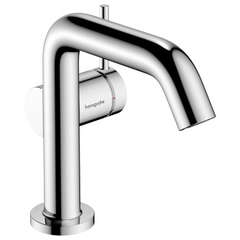 Смеситель для раковины Hansgrohe Tecturis S 110 Fine CoolStart, с кнопкой, EcoSmart+, матовый черный