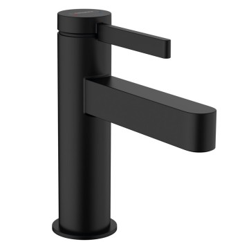 Vannas istabas izlietnes maisītājs Hansgrohe Finoris 110, ar pop-up, matēts melns