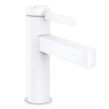 Vannas istabas izlietnes maisītājs Hansgrohe Finoris 110, ar pop-up, matēts balts