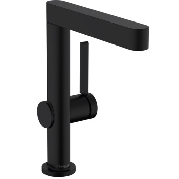 Vannas istabas izlietnes maisītājs Hansgrohe Finoris 230, ar push-open, matēts melns