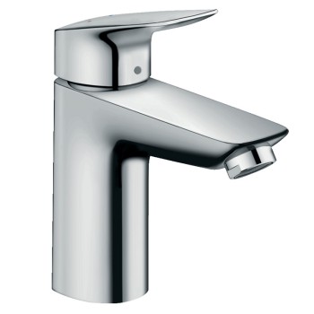 Vannas istabas izlietnes maisītājs Hansgrohe Logis 100, ar push-open, hroms