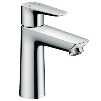 Смеситель для раковины Hansgrohe Talis E 110, с выдвижным механизмом, белый матовый