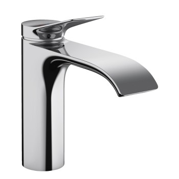 Смеситель для раковины Hansgrohe Vivenis 110, с выдвижным механизмом, черный матовый