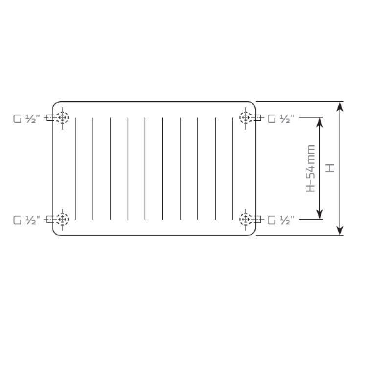 Apkures Radiators Korad Kompakt Tips 22 600x600mm Ar Sānu Pieslēgumu Apkures Radiators Korad Kompakt Tips 22 600x600mm Ar Sānu Pieslēgumu