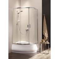 Radaway Asimetriska dušas kabīne Dolphi Premium Plus E 100x80cm