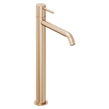 RAVAK ESPIRIT Высокий смеситель для умывальника ES 015.60RGB, матовое розовое золото