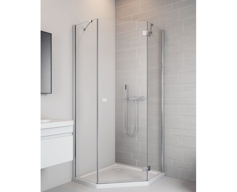 Radaway Dušas stūris piecstūru Essenza New PTJ 80x80 cm