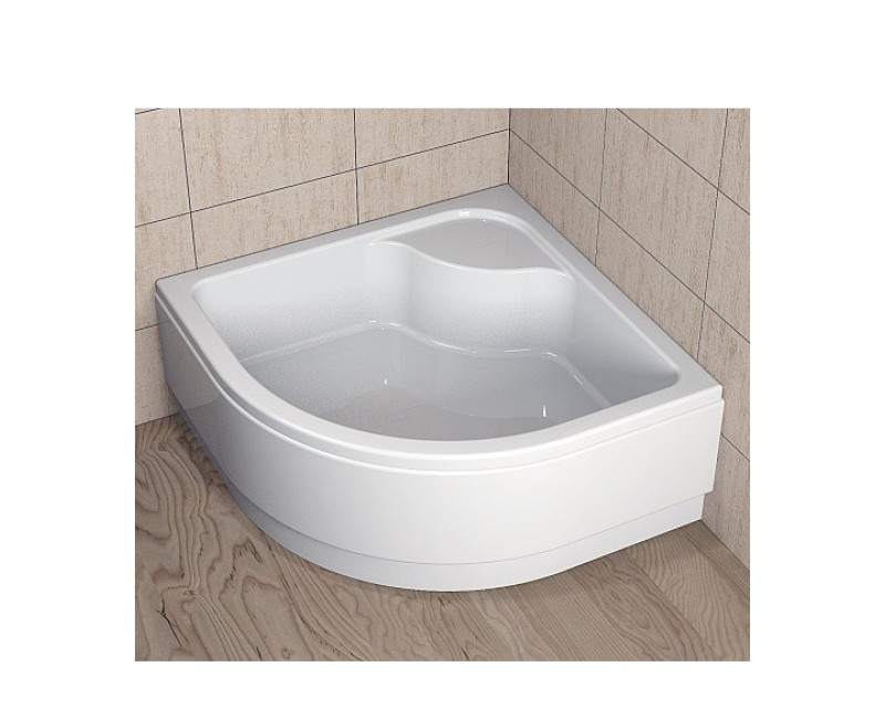 Radaway Dušas paliktnis dziļais INDOS A 900x900, balts