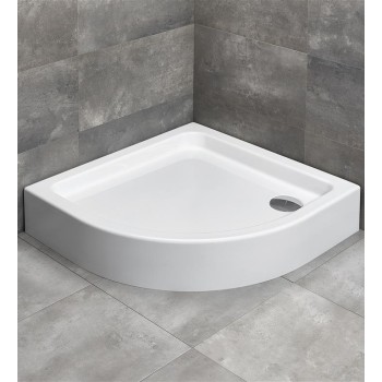 Radaway Dušas paliktnis pusapaļš Laros Compact A 85x85 ,balts