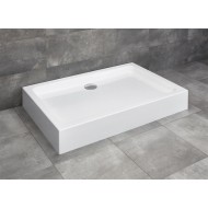 Radaway Taisnstūra dušas paliktnis LAROS D Compact 100x80, balts