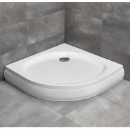 Radaway Душевой поддон полукруглый Patmos A 90x90 ,белый