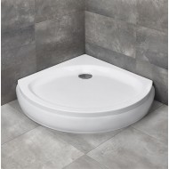 Radaway Душевой поддон полукруглый Patmos B 90x90 ,белый