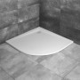 Radaway Dušas paliktnis pusapaļš KYNTOS A 90x90cm, balts