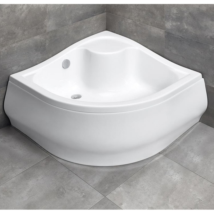 Radaway Душевой поддон глубокий полукруглый KORFU A 900x900, бел Radaway Душевой поддон глубокий полукруглый KORFU A 900x900, бел